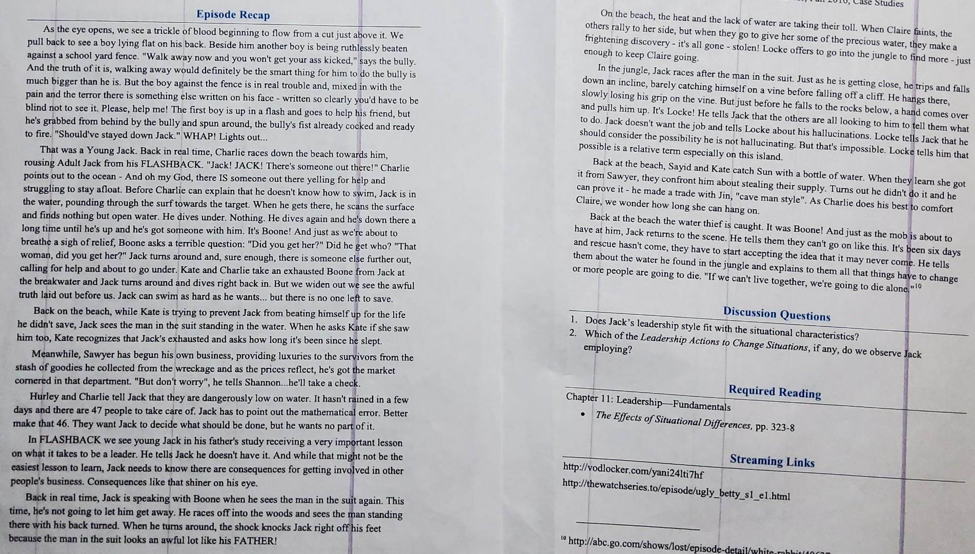 On the beach, the heat and the lack of water are