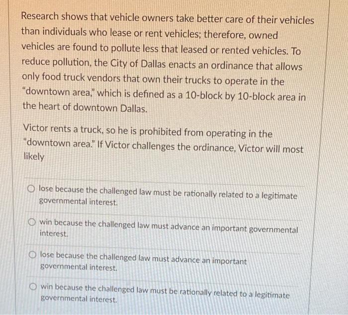 Research shows that vehicle owners take better