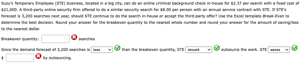 Suzy's Temporary Employee (STE) business, located