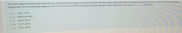 posted the question again. In process industry