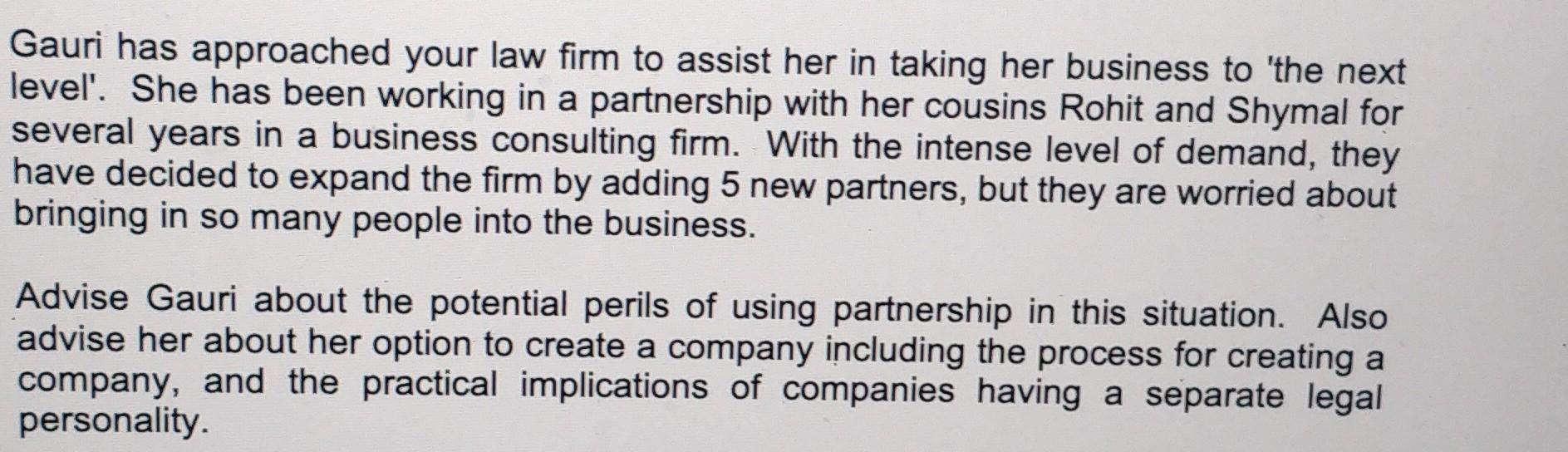 solve the question using IRAC METHOD. WORD LIMIT: