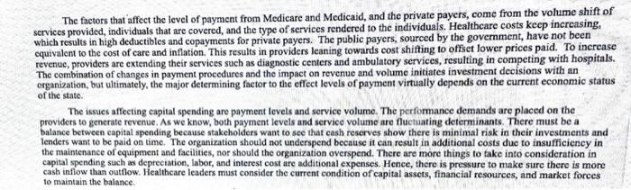 Topic: The legal and financial environment.