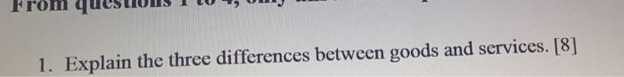 From 94 1. Explain the three differences between