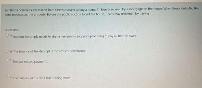 Mafioso Bank loans Vito $90,000 to buy a home in