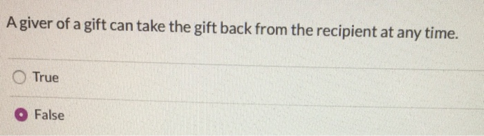 An easement is a type of non-possessory interest
