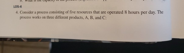 Chapter Five Process Analysis with Multiple Flow