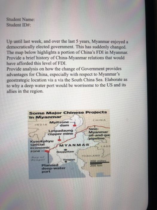 please and thank you!!! Student Name: Student