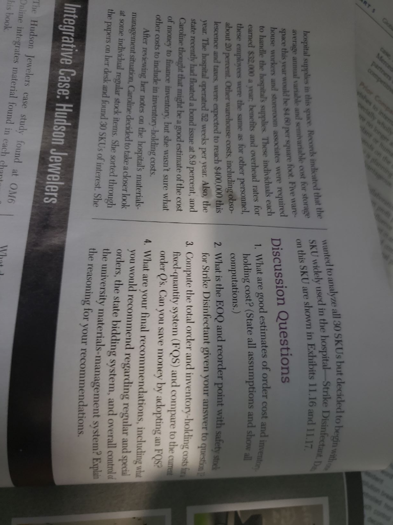 2. What is the EOQ and reorder point with safety