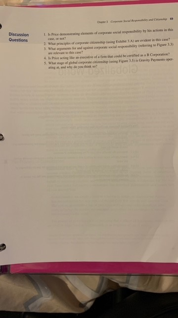 Please answer all 5 discussion questions ernet