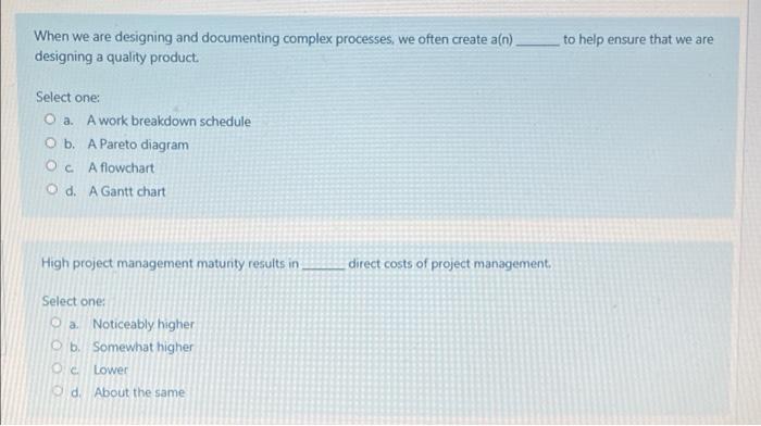 When we are designing and documenting complex