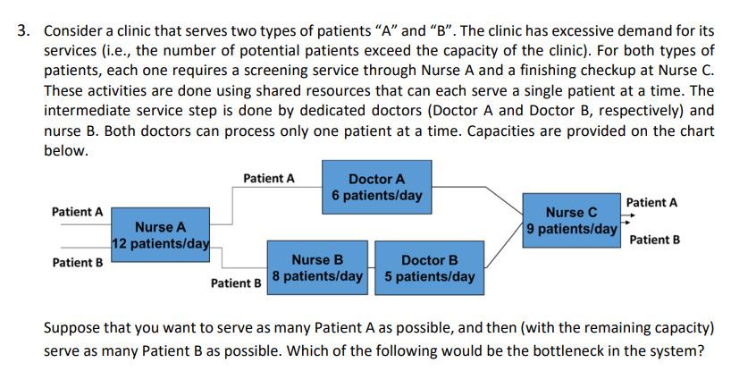 Why is the answer Doctor A and Nurse C only. 3.