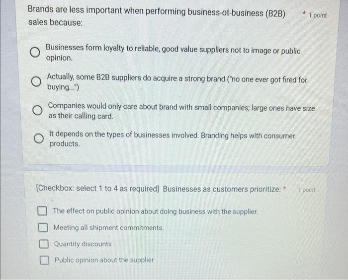 Brands are less important when performing