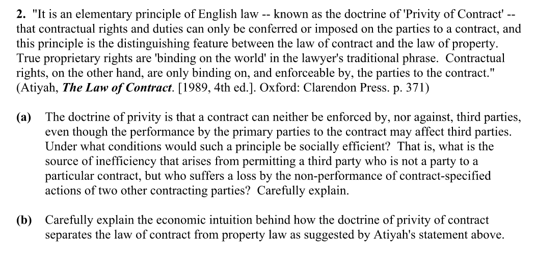 2. "It is an elementary principle of English law