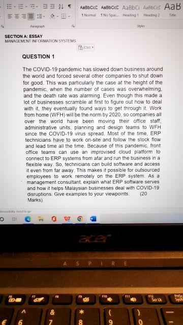 The COVID-19 pandemic has slowed down business