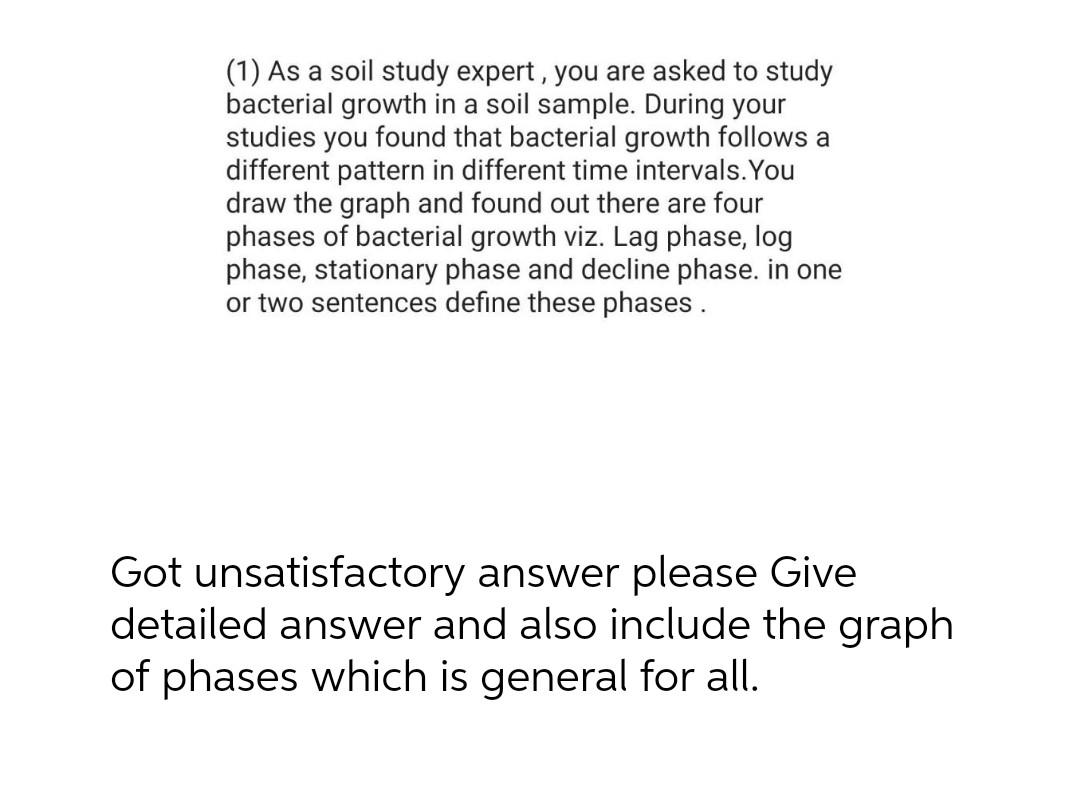 (1) As a soil study expert, you are asked to