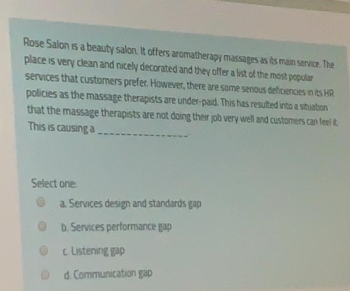 Services are known to be difficult to price. This