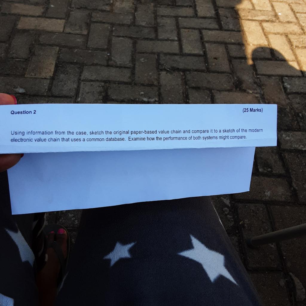 Using information from the case, sketch the