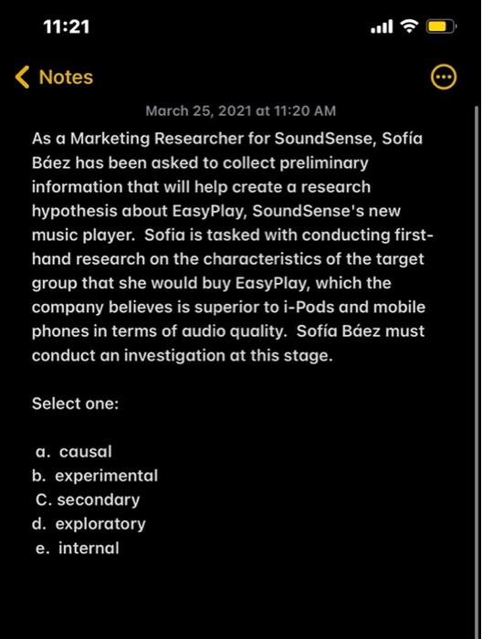 11:21 < Notes March 25, 2021 at 11:20 AM As a