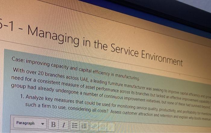 D. Service Environment The general environment