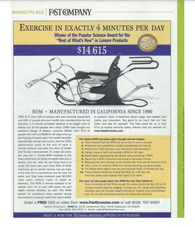 Imagine you're the marketing consultant for this