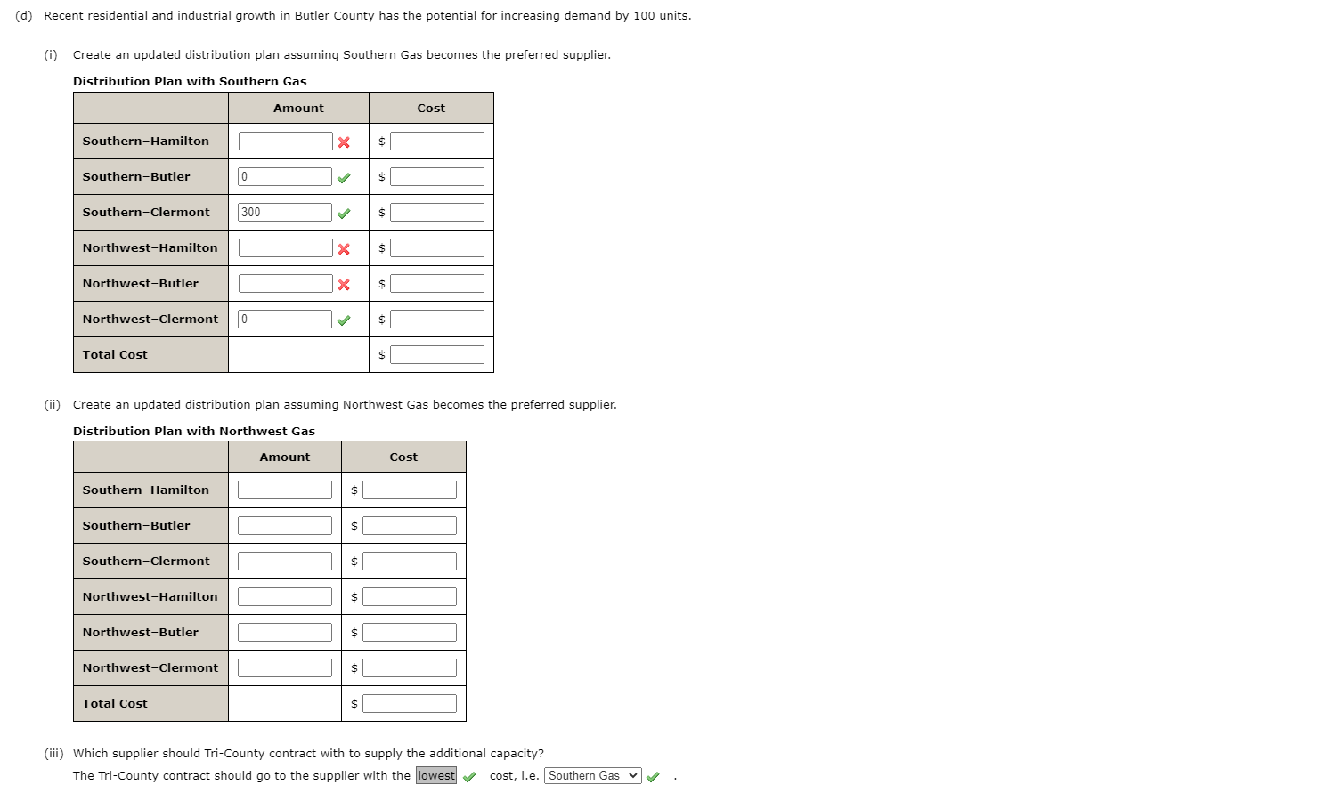 Tri-County Utilities, Inc., supplies natural gas