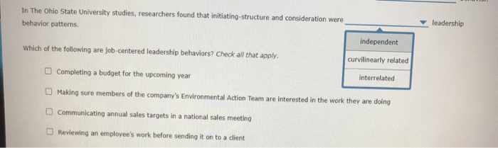 2. Generic approaches to leadership Apply your