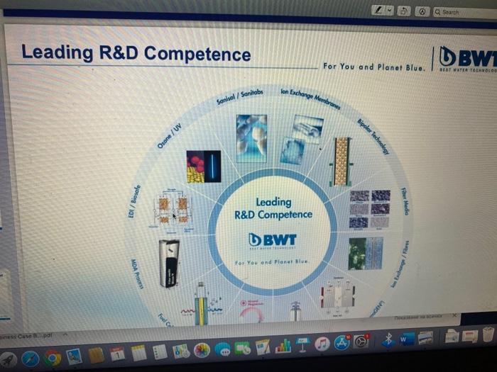 Task From the Marketing Case BWT each student may