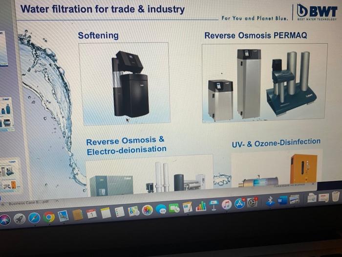 Task From the Marketing Case BWT each student may