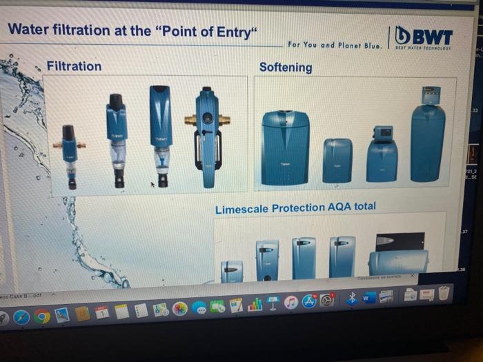 Task From the Marketing Case BWT each student may
