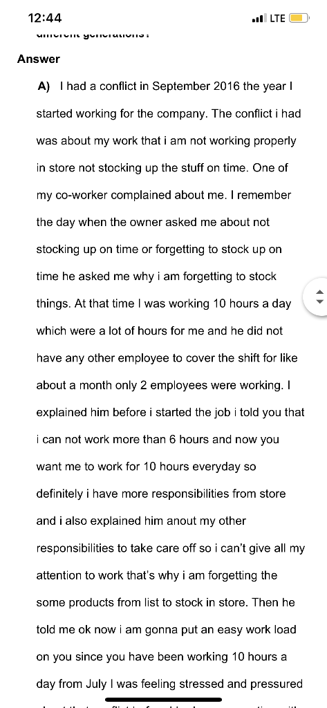 Focus on and briefly describe one specific