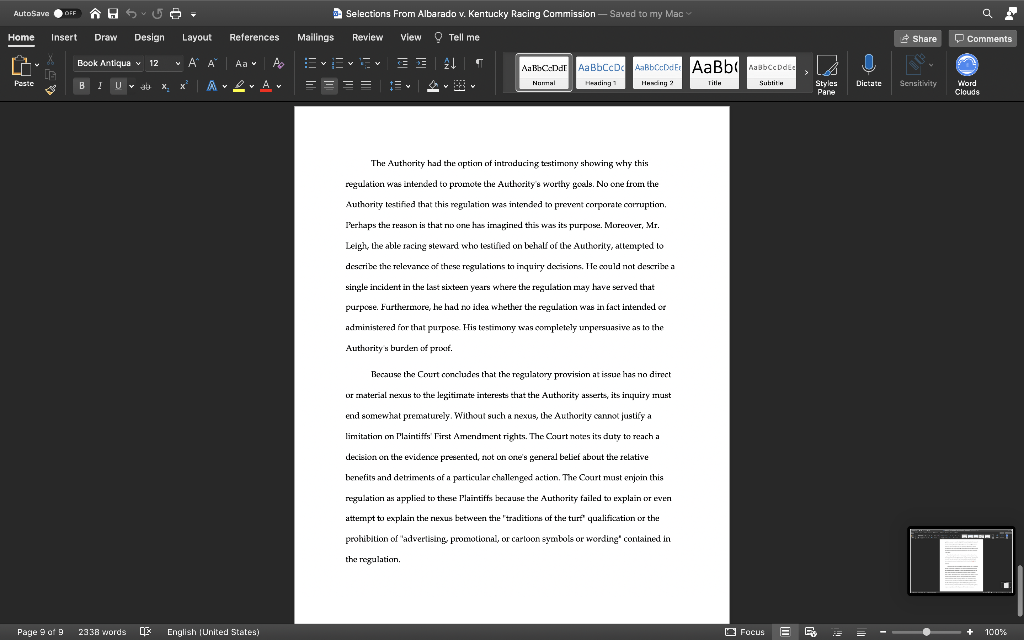 You are to read the excerpts from Selections From