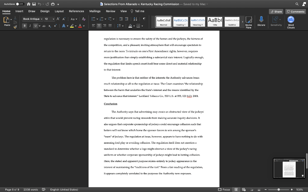 You are to read the excerpts from Selections From