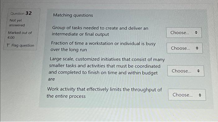 Question 36 Not yet Explain the concept of