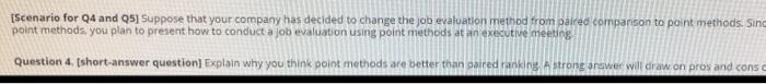 [Scenario for Q4 and Q5] Suppose that your