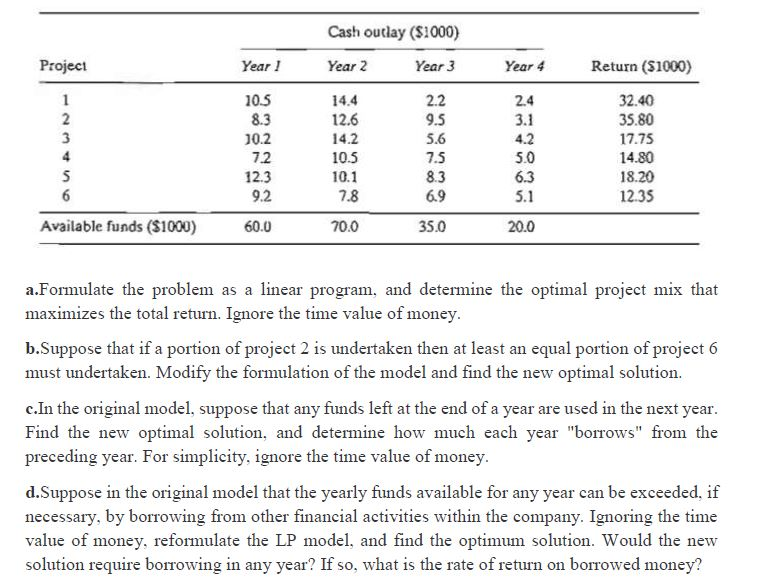 PLEASE SOLVING MATHEMATICAL MODELS AND LP EXCELL