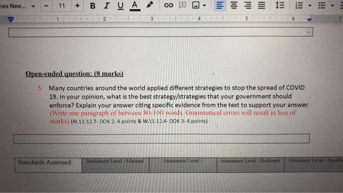 nes New... 11 + GD iii 1. 2 3 4 5 6 Open-ended