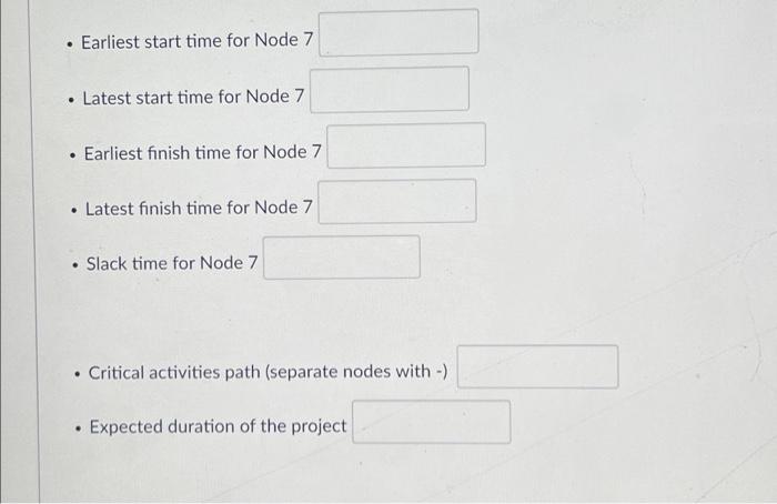 Instructions Use this Activity-on-Node (AON)