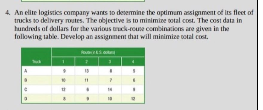 Please answer #4 in excel format with the