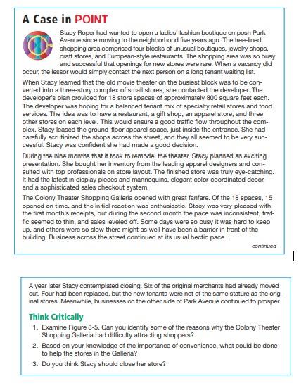 A Case in POINT Stacy Roper had wanted to open a