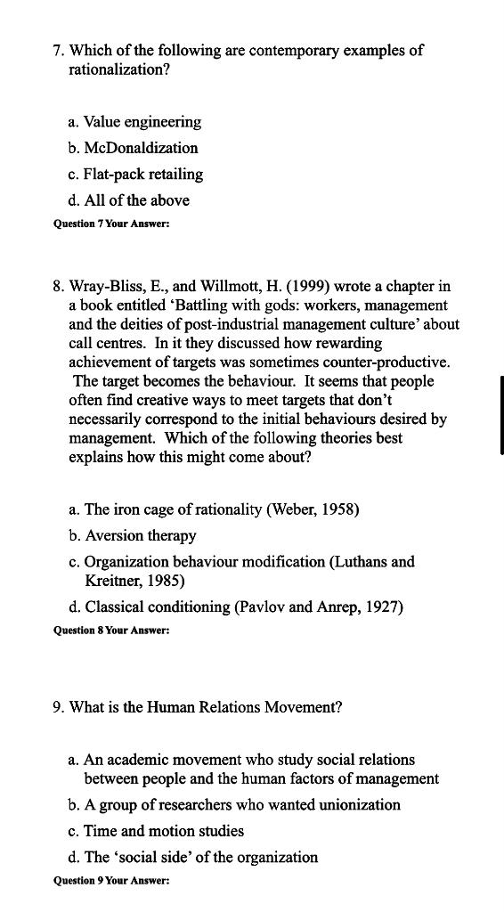 I would need some help answering these questions