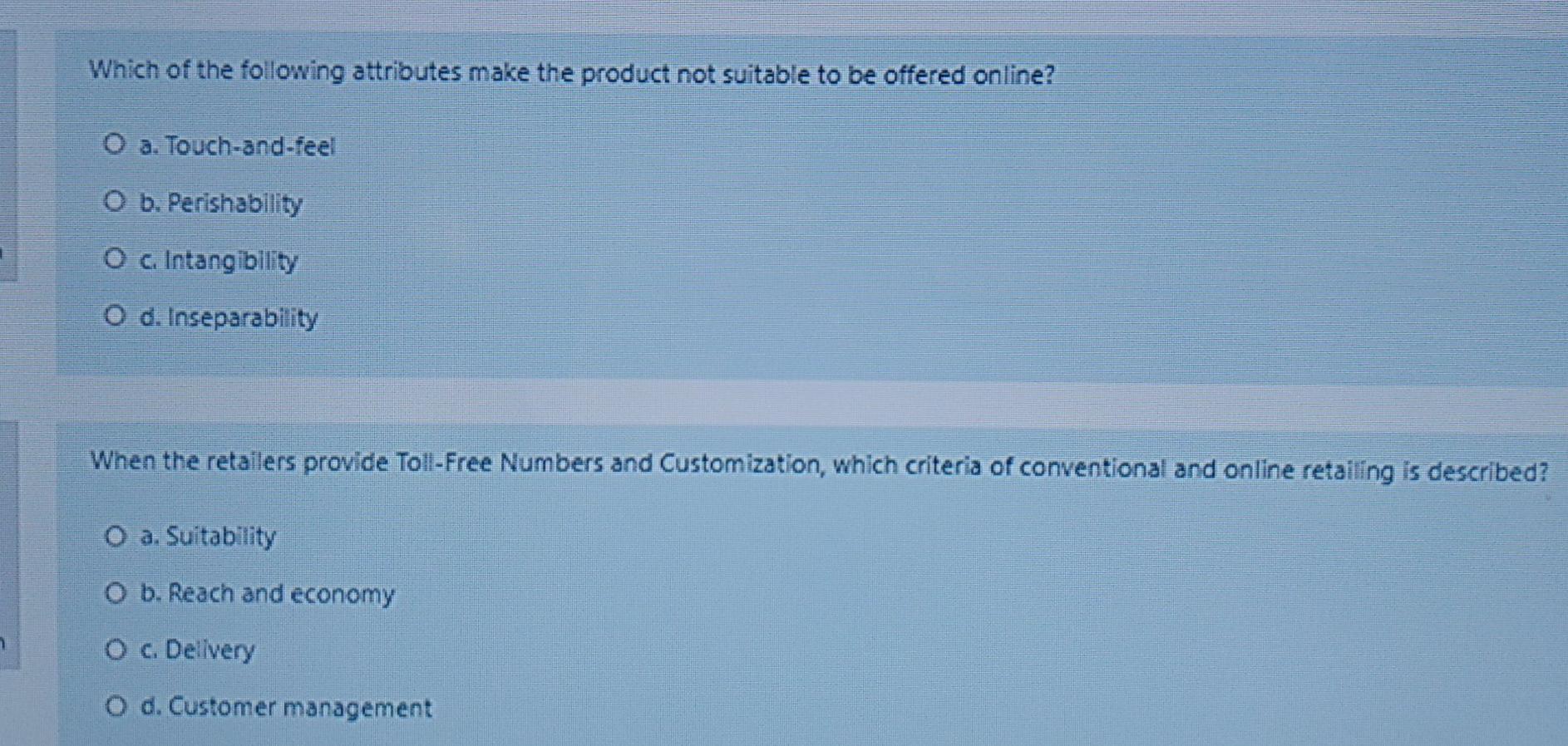 Which of the following attributes make the