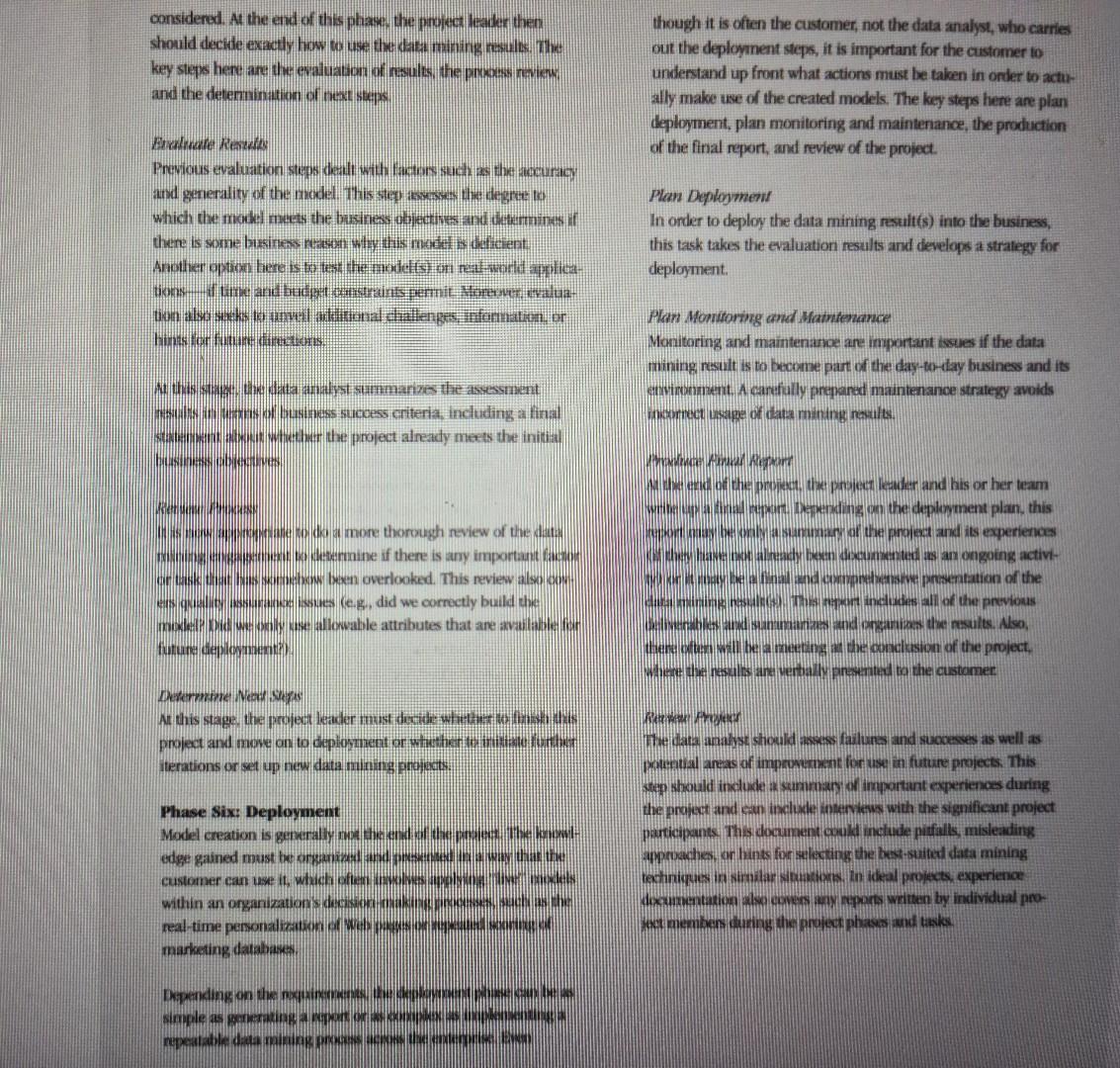 Abstract This article describes CRISP-DM