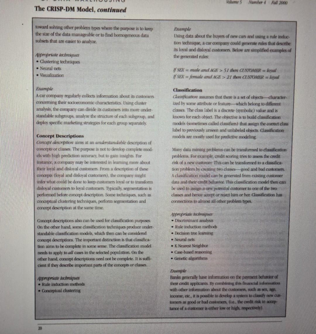 Abstract This article describes CRISP-DM