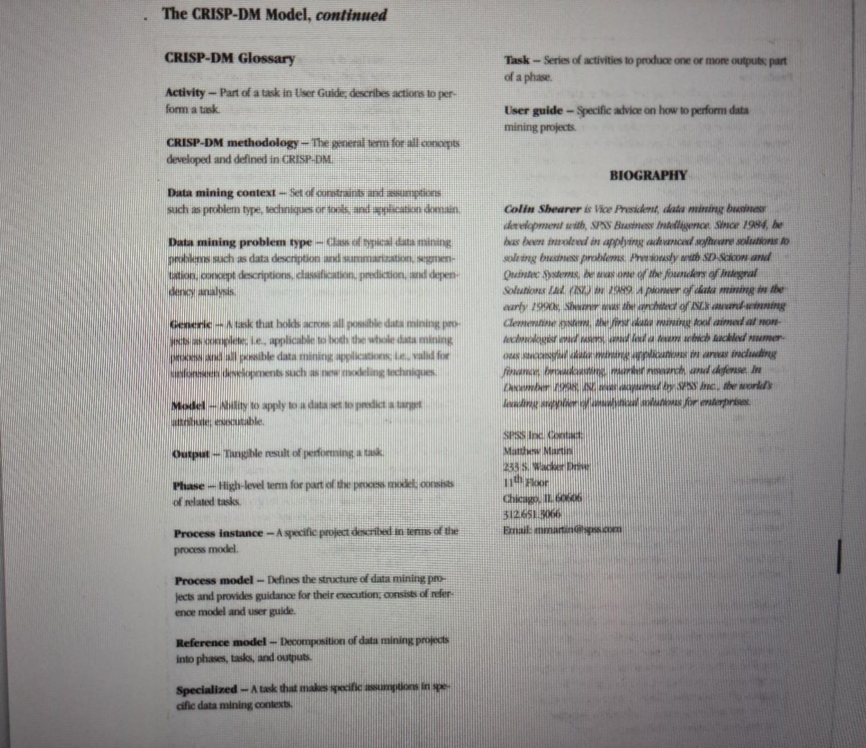 Abstract This article describes CRISP-DM