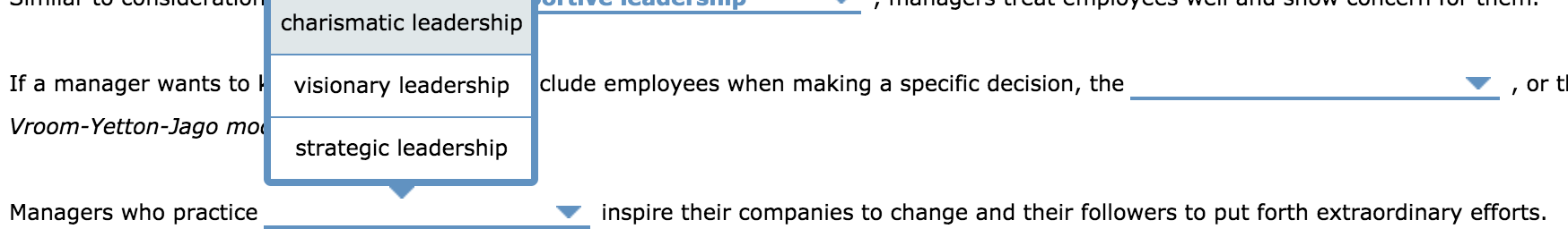 1 or the If a manager wants to know whether or