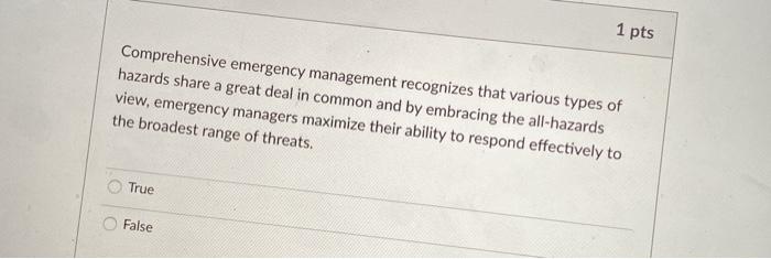 Question 11 2 pts What are all of the ways