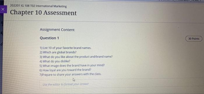 . 202201 IG 108 TO2 International Marketing