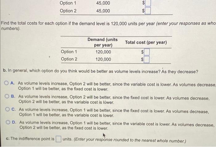 Arktec Manufacturing must choose between the