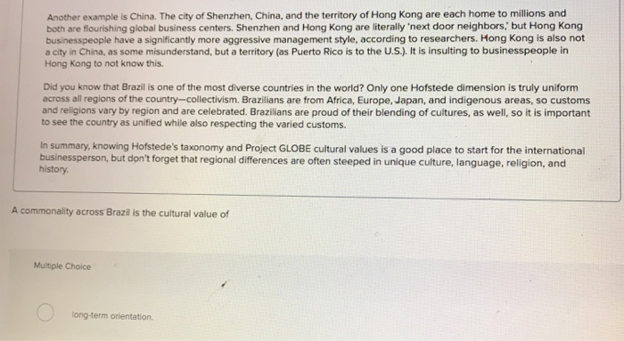 Respect for Regional Culture This activity is