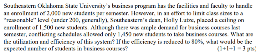 Southeastern Oklahoma State University's business